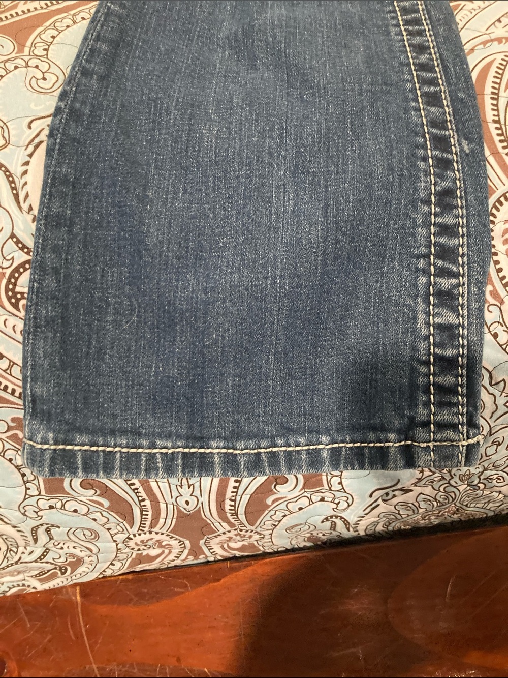 Miss Me Boot Cut Blue Denim Jeans - Picture 2 of 4